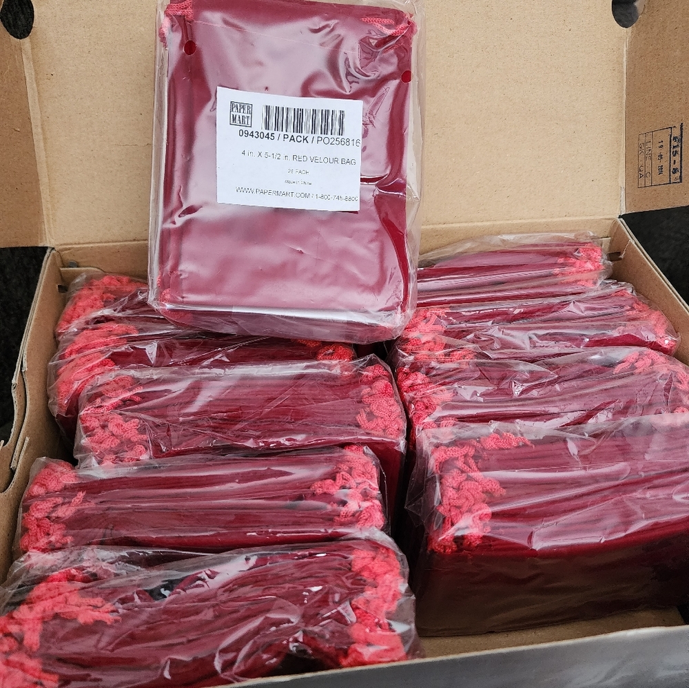 Velvet bags